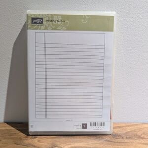 Stampin’ Up! Writing Notes Cling Background Stamp